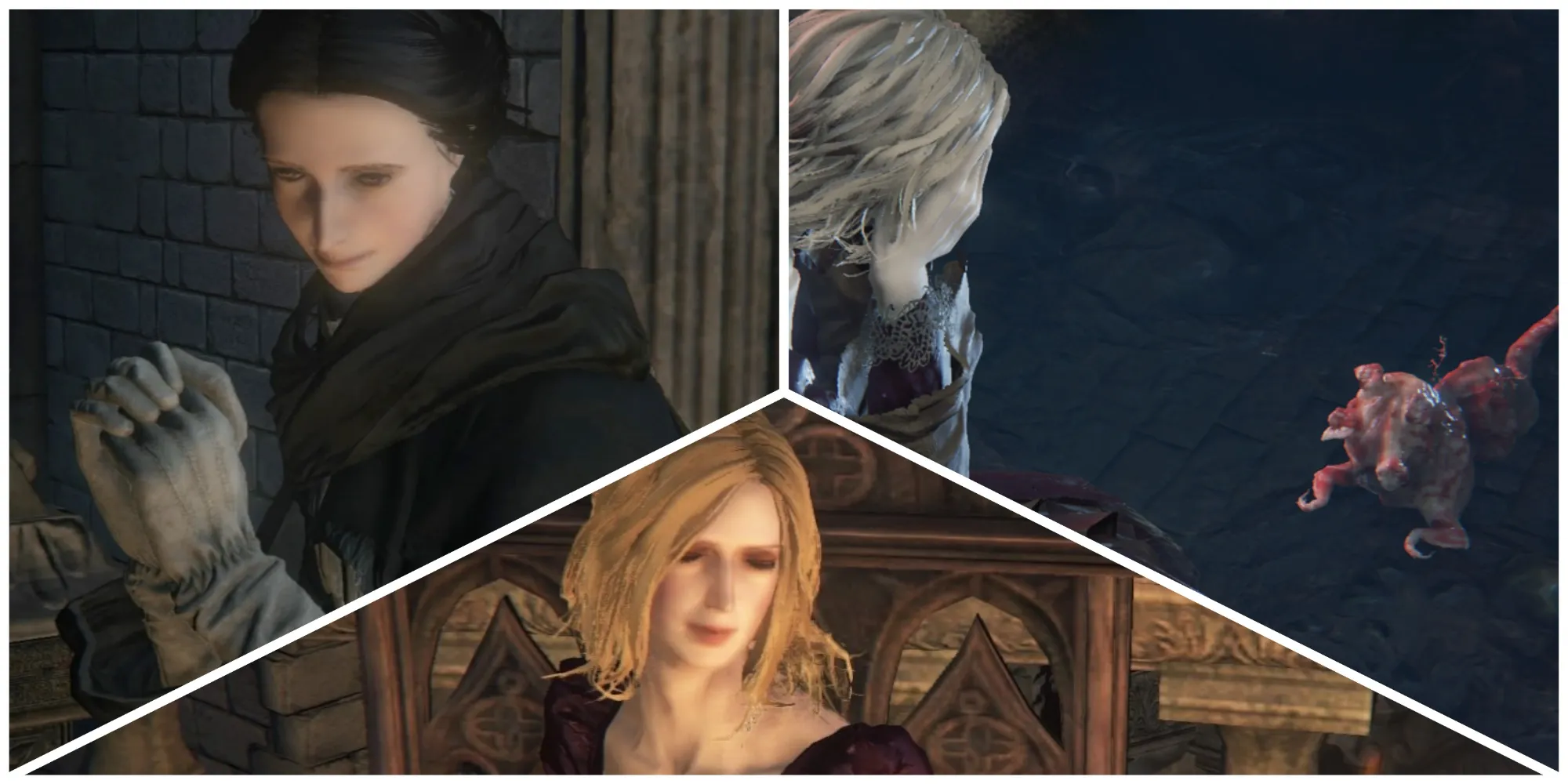 Arianna, Sister Adella and The Celestial Child in Bloodborne