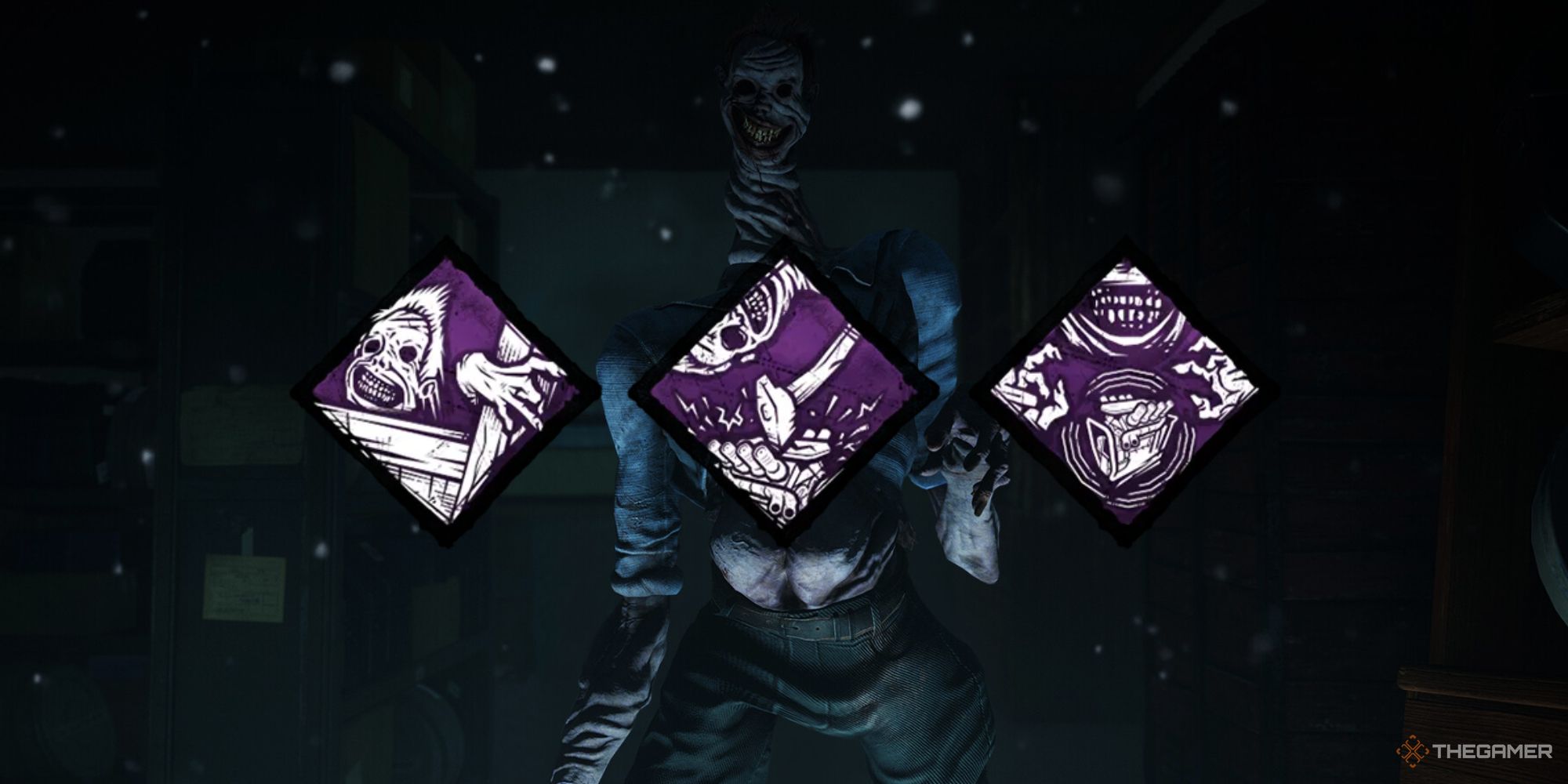 The three Unique Perk icons for the Unknown Killer.