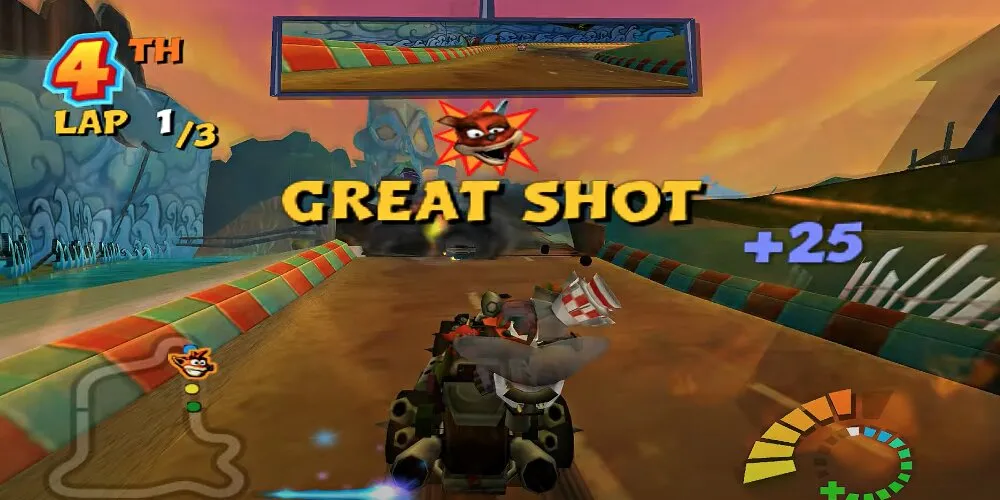 N-Nitro and Crash driving on a track