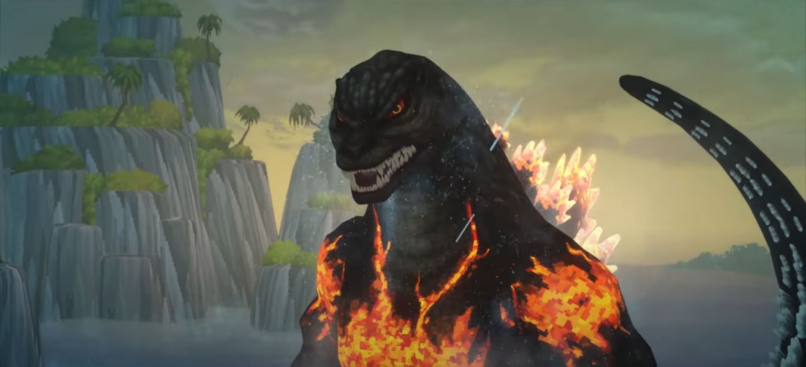 Capture d'écran de Dave le Plongeur - Godzilla