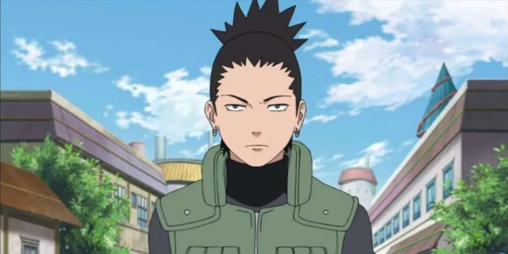 Shikamaru Nara en tant que chuunin dans l'anime Naruto
