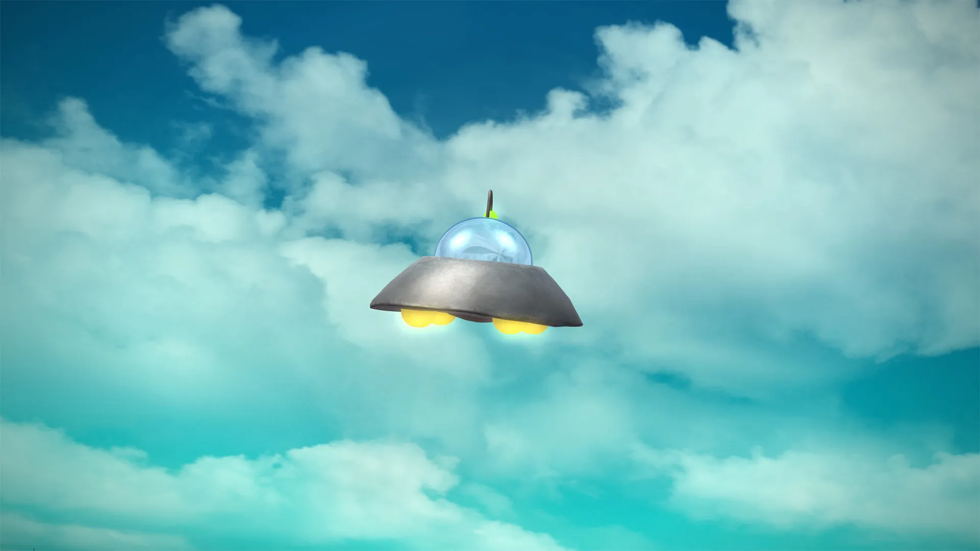 UFO在希尔德布兰剧情中的画面