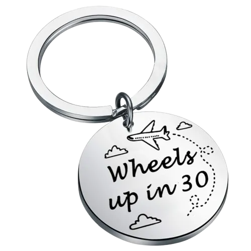 Брелок 'Wheels Up In 30', вдохновленный популярным криминальным шоу Criminal Minds.