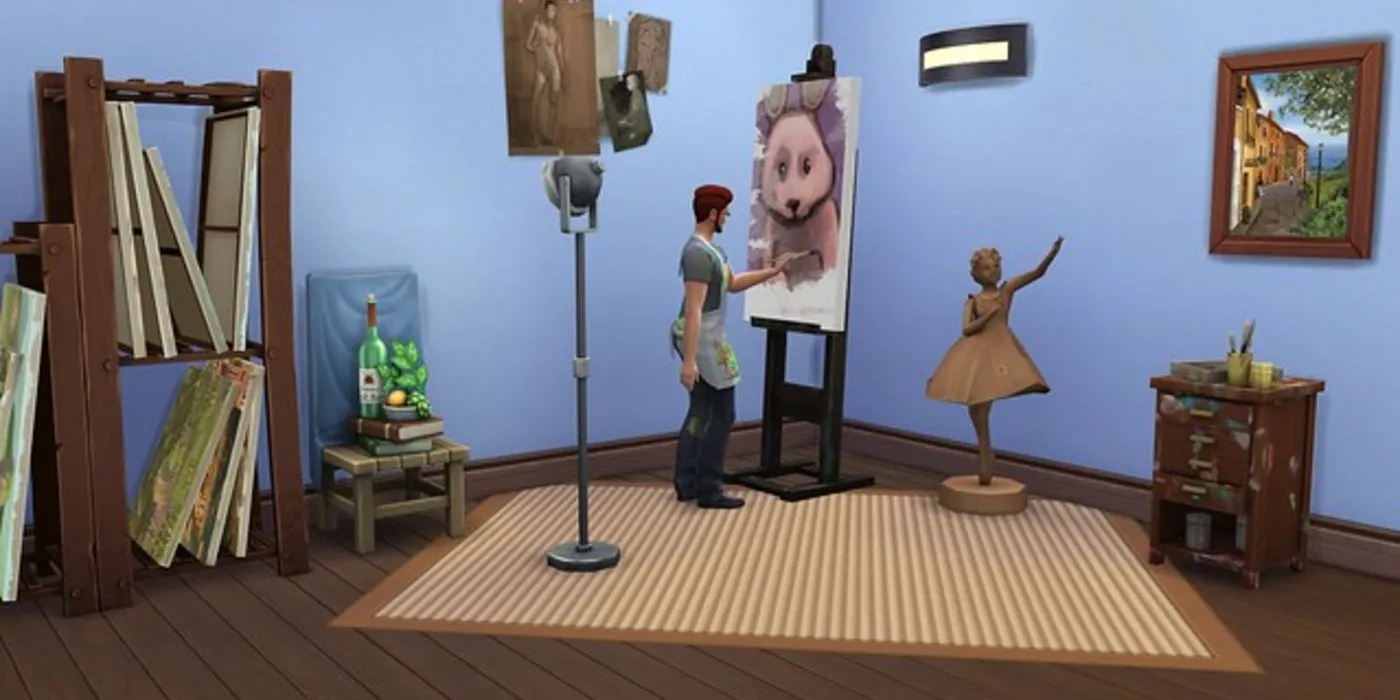 Sims 4 Peintre