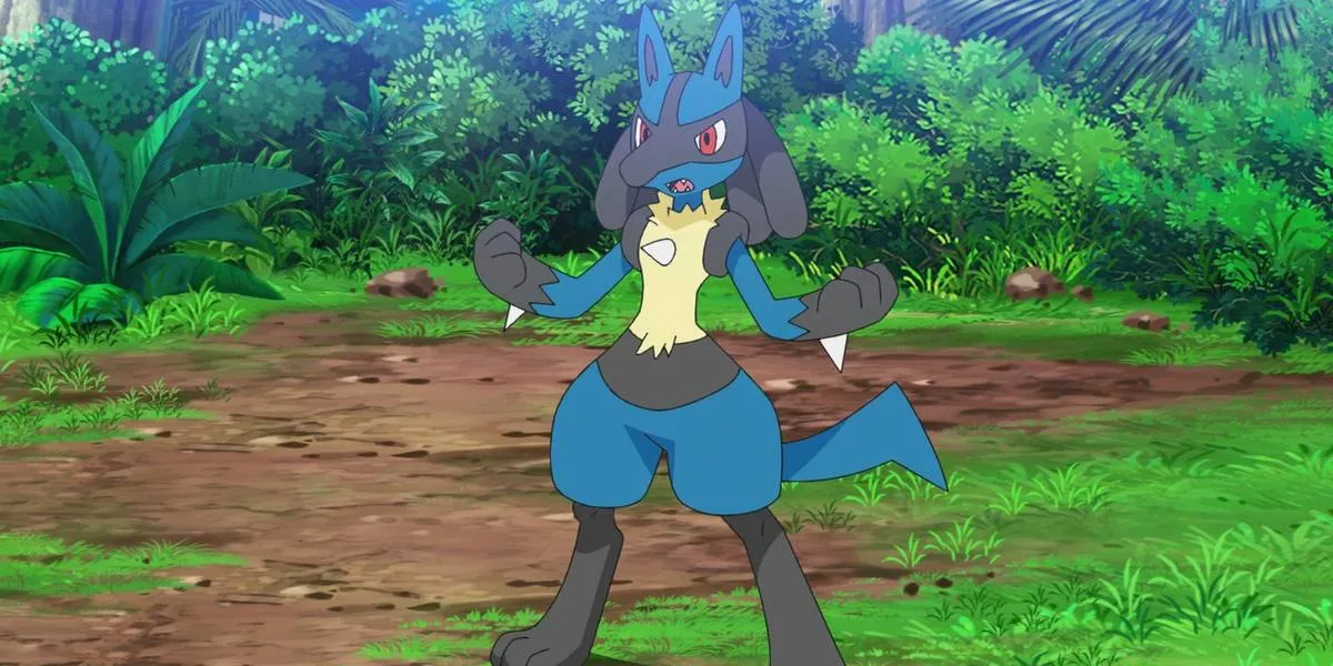 Lucario en Pokémon Anime