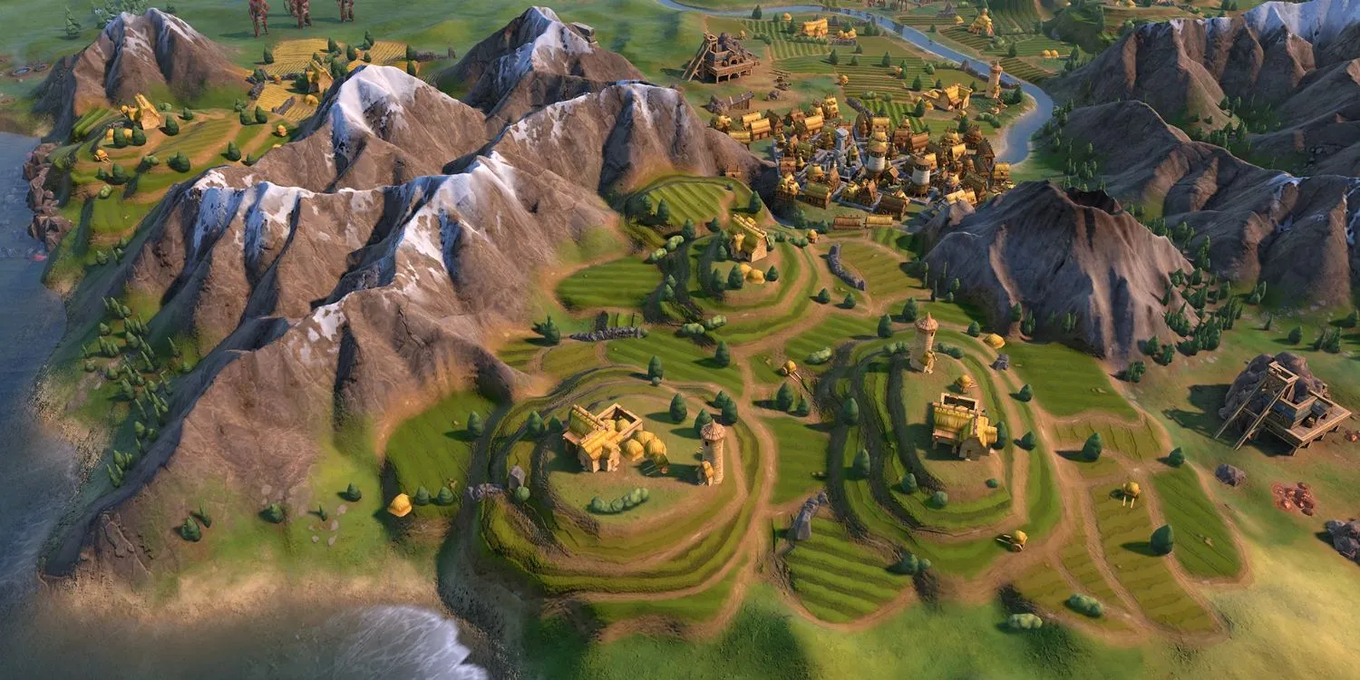 Un'immagine di Civilization 6: terrace-farm