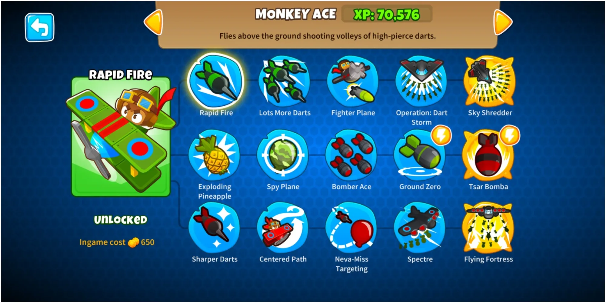 Bloons TD 6 Monkey Ace Paths