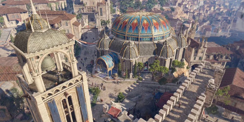 Capture d'écran de la ville dans Baldur's Gate 3