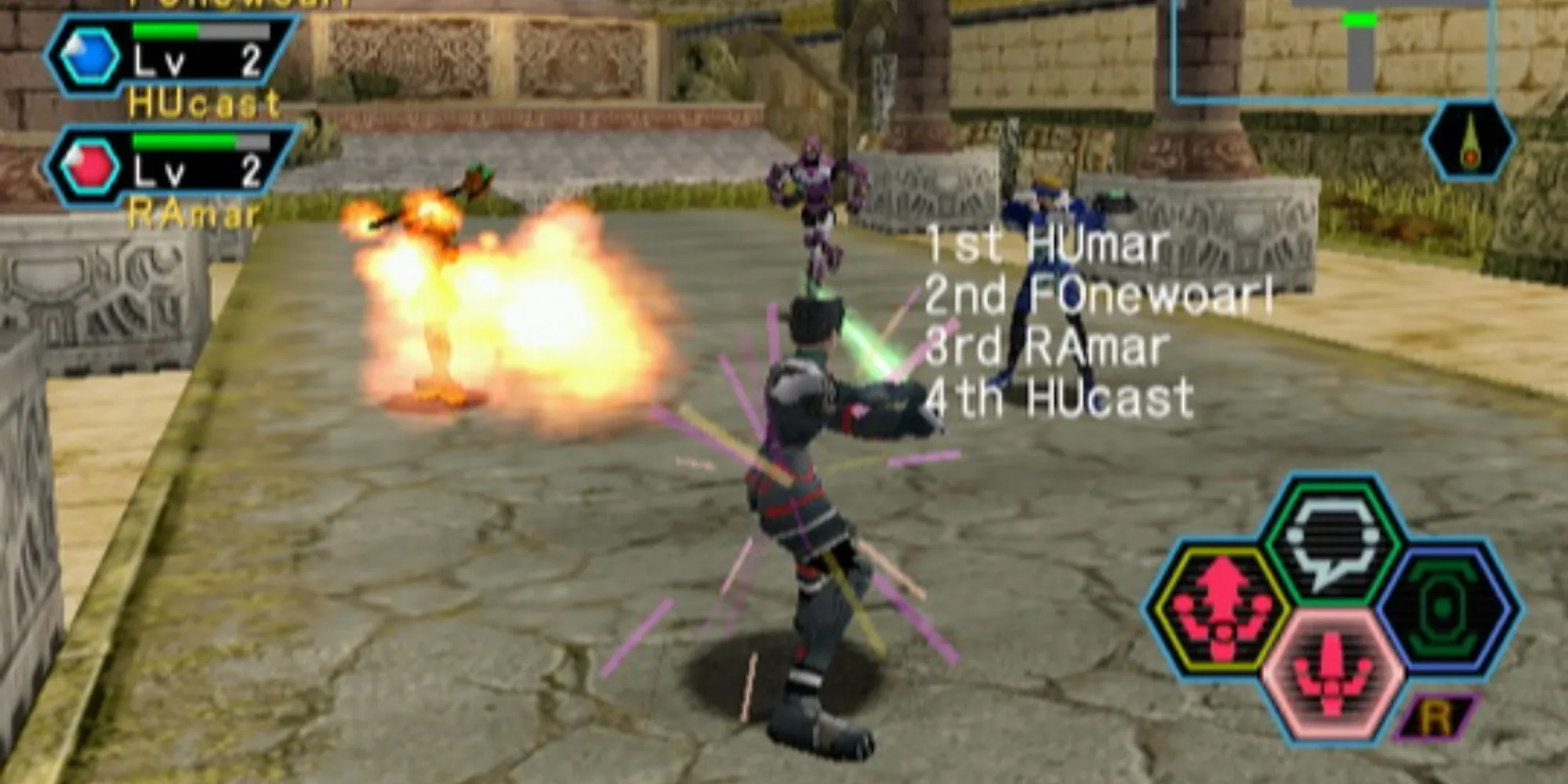 Turn based combat on Phantasy Star Online Dreamcast