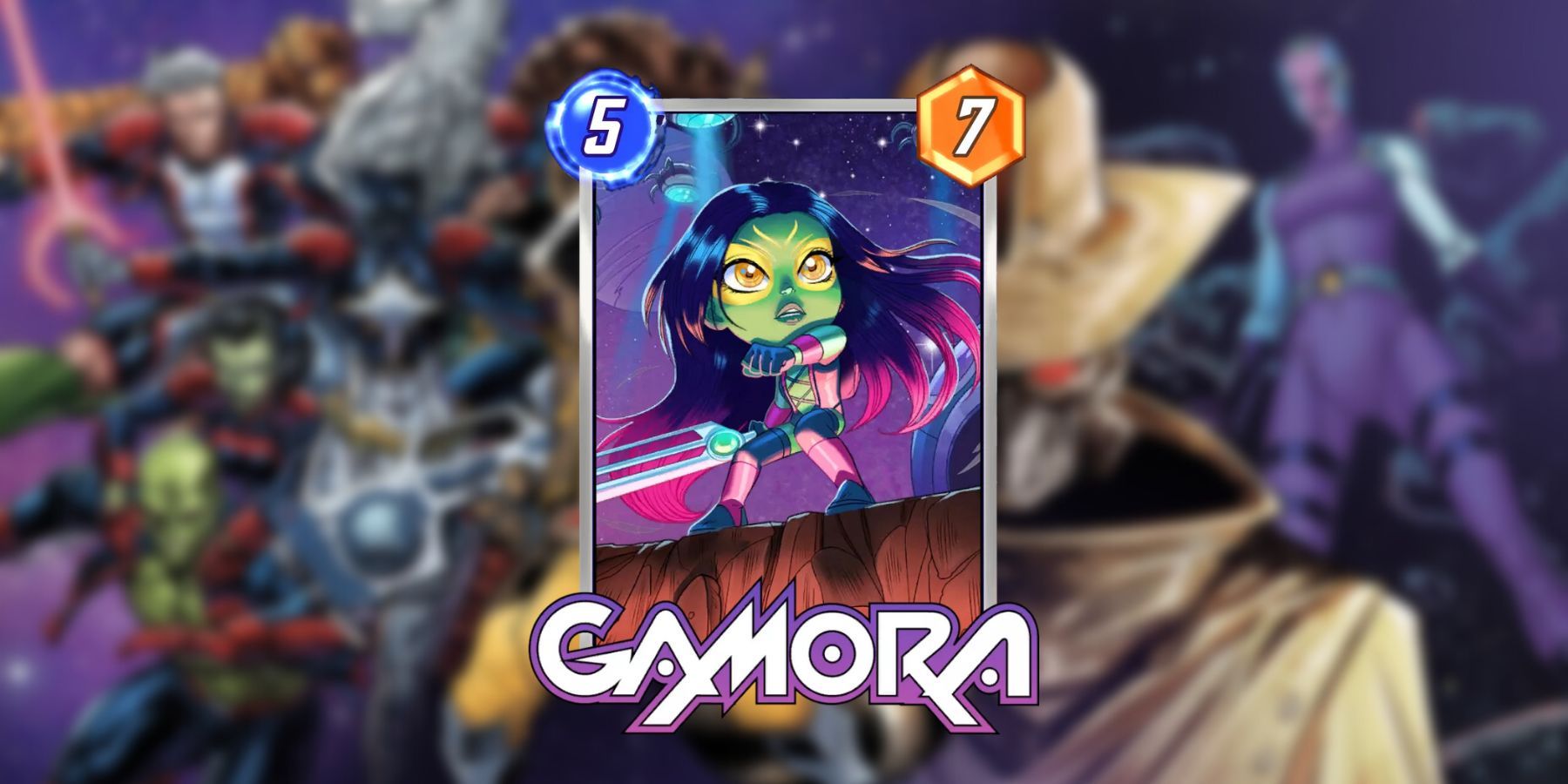 Variante Chibi de Gamora