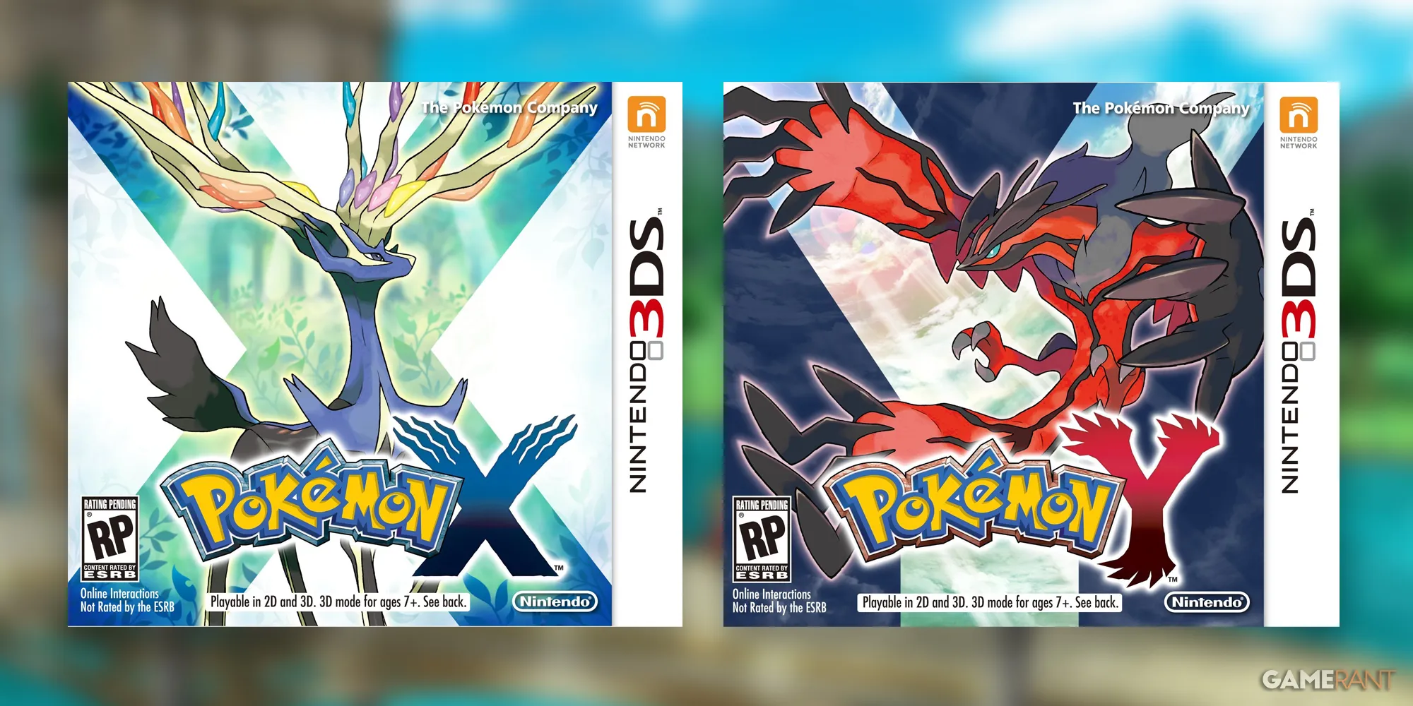 Pokemon X et Y : image de la boîte