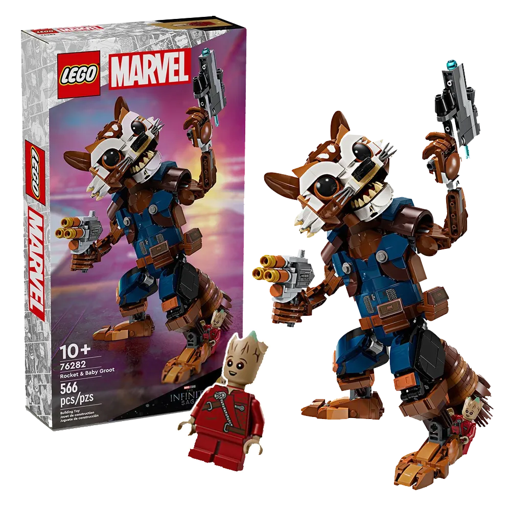 2024 Marvel LEGO sets Rocket and Baby Groot