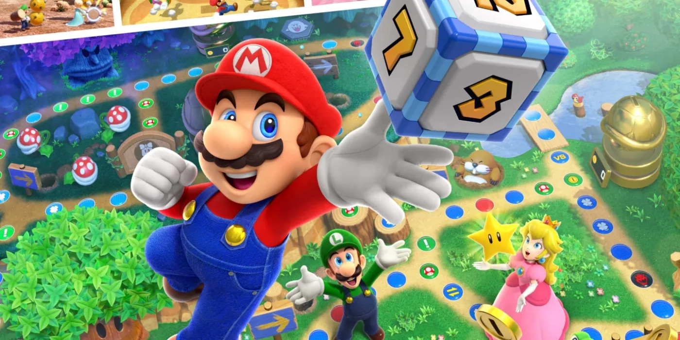 Super Mario Party Superstars Dice throw