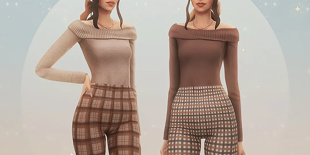 Mod Set di abbigliamento Dark Academia - Parte 1 per The Sims 4