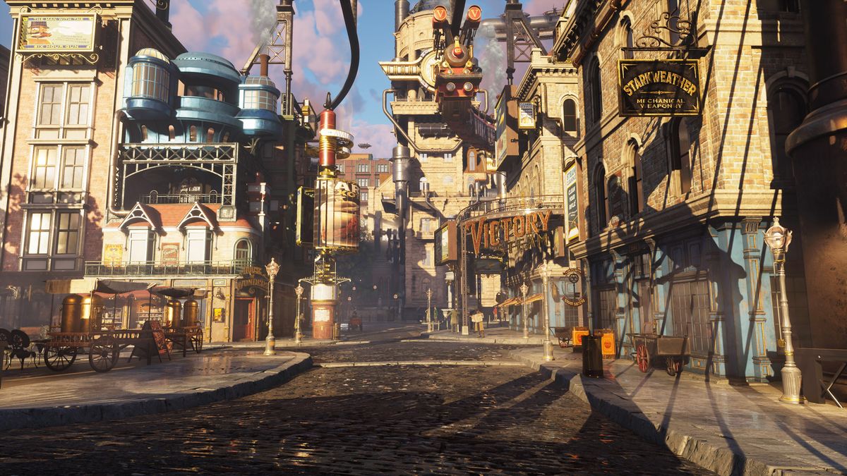Screenshot de Clockwork Revolution no Xbox Series X