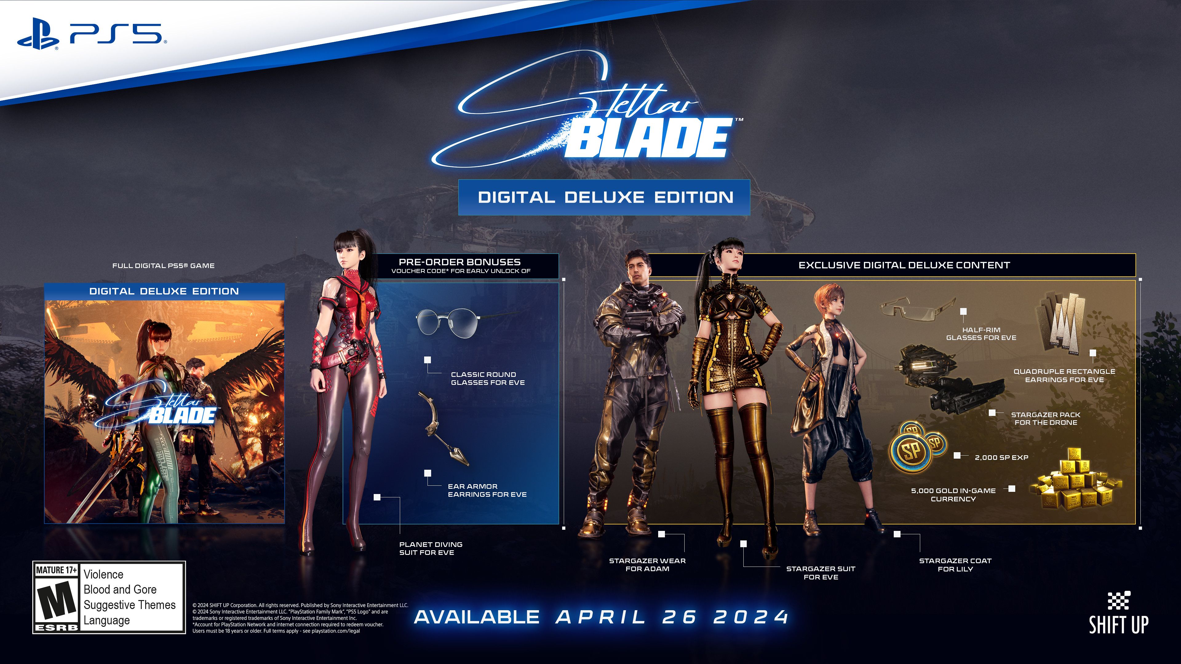 Edición digital deluxe de Stellar Blade