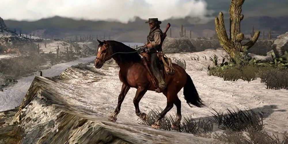 Horseriding in Red Dead Redemption
