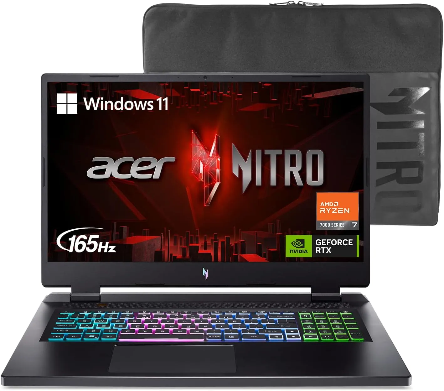 Acer Nitro 17 游戏笔记本电脑 AN17-41-R7G3