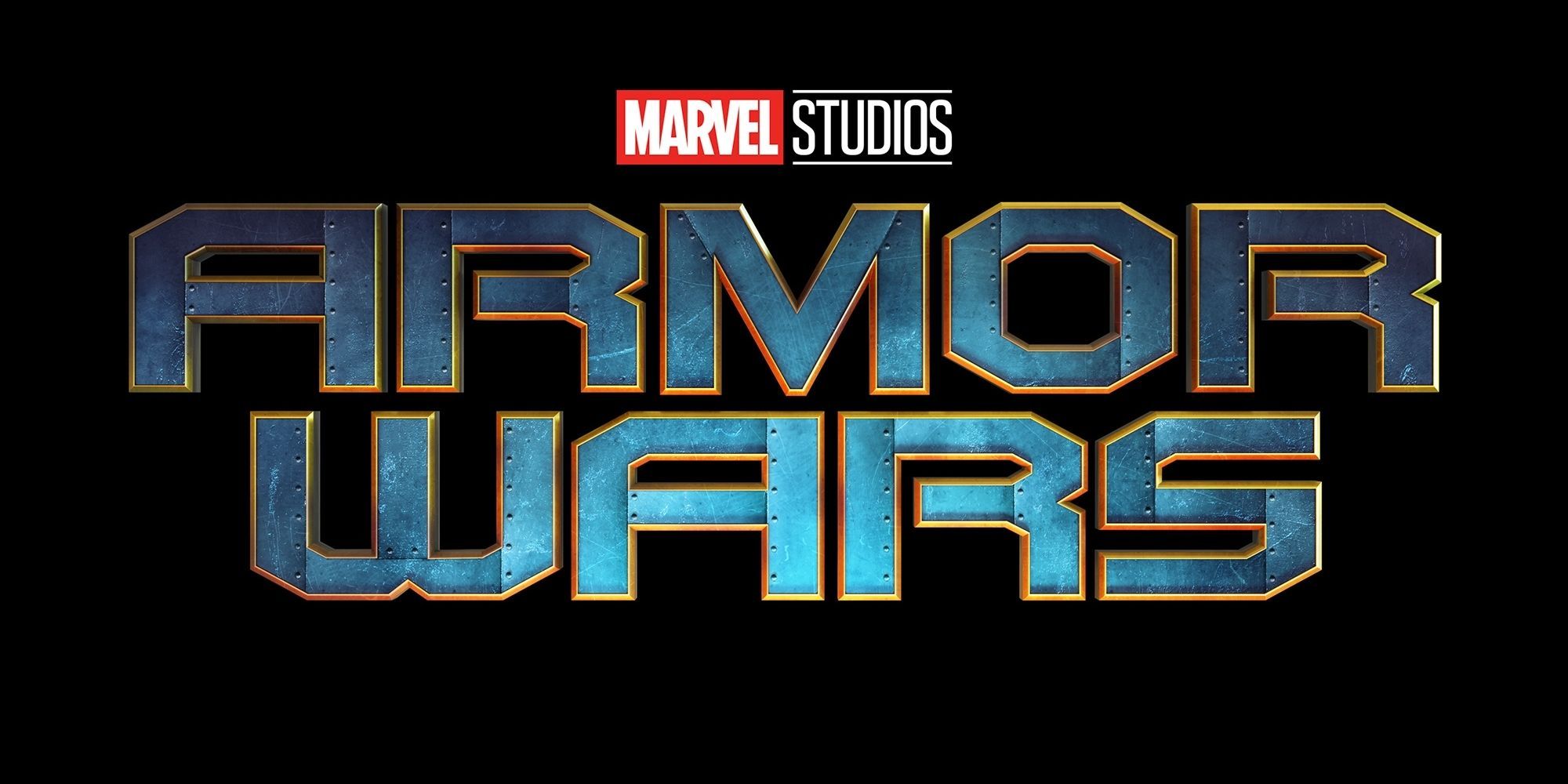 MCU 쇼 Armor Wars의 공식 로고 이미지.