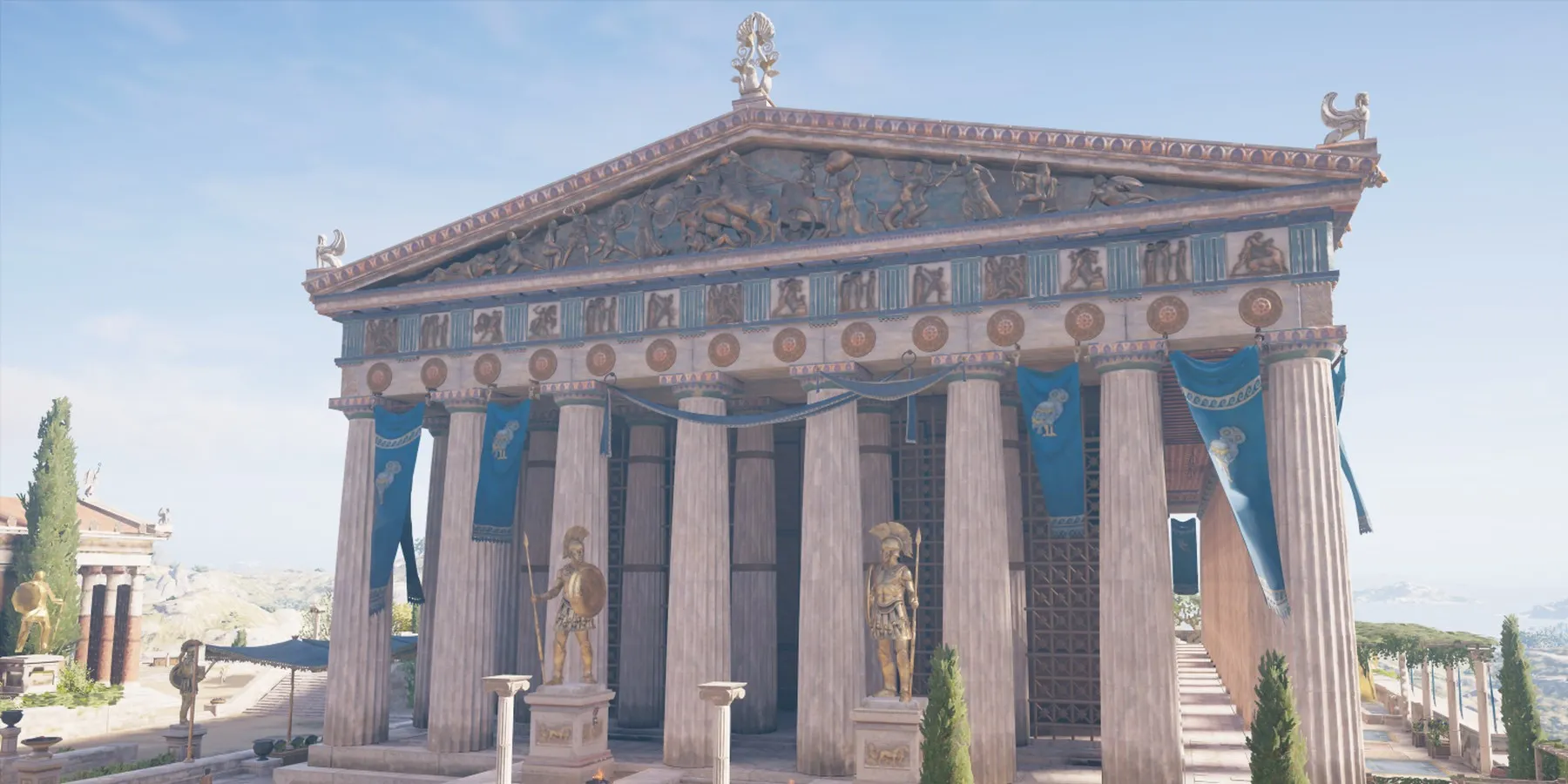 Греческий Парфенон в Assassin's Creed Odyssey