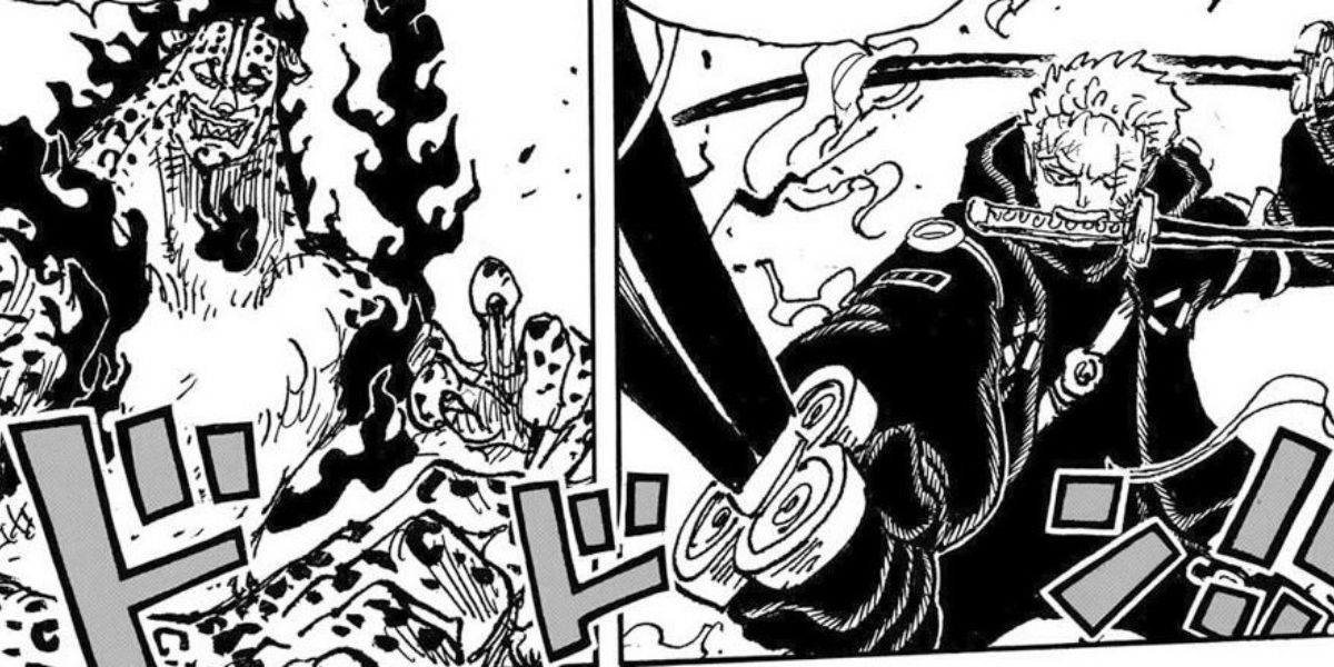 Rob Lucci contre Zoro dans One Piece