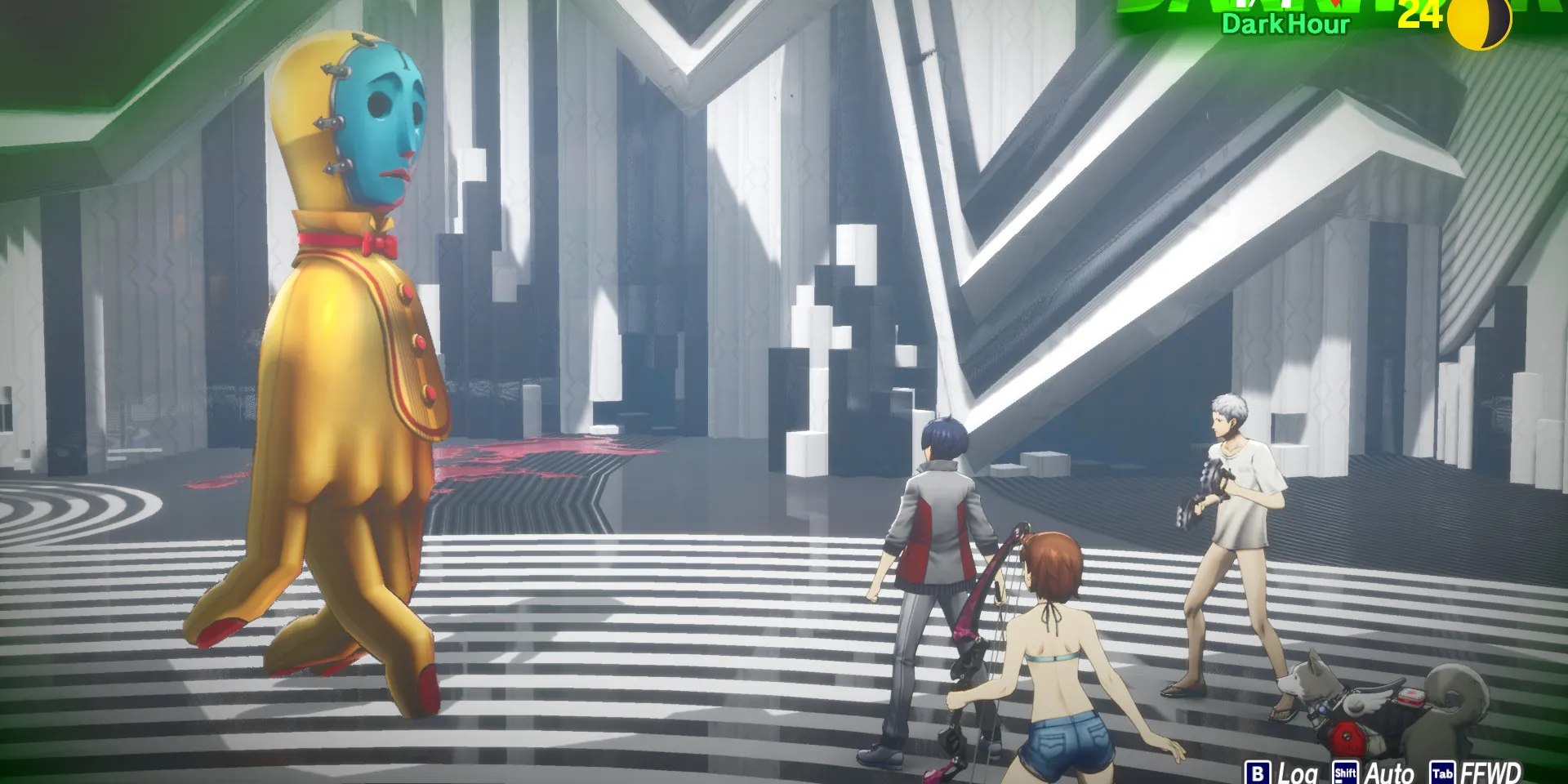 Persona 3 ReloadのAdamah BlockでFinal Checkmate敵に出くわすチームの画像