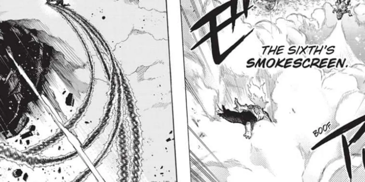 the sixth smokescreen deku vs shigaraki my hero academia mha 415