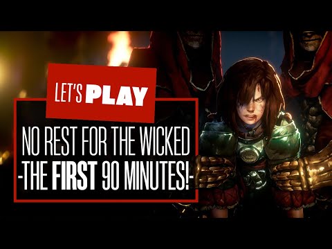 Aperçu du gameplay de No Rest For The Wicked - LES PREMIÈRES 90 MINUTES !