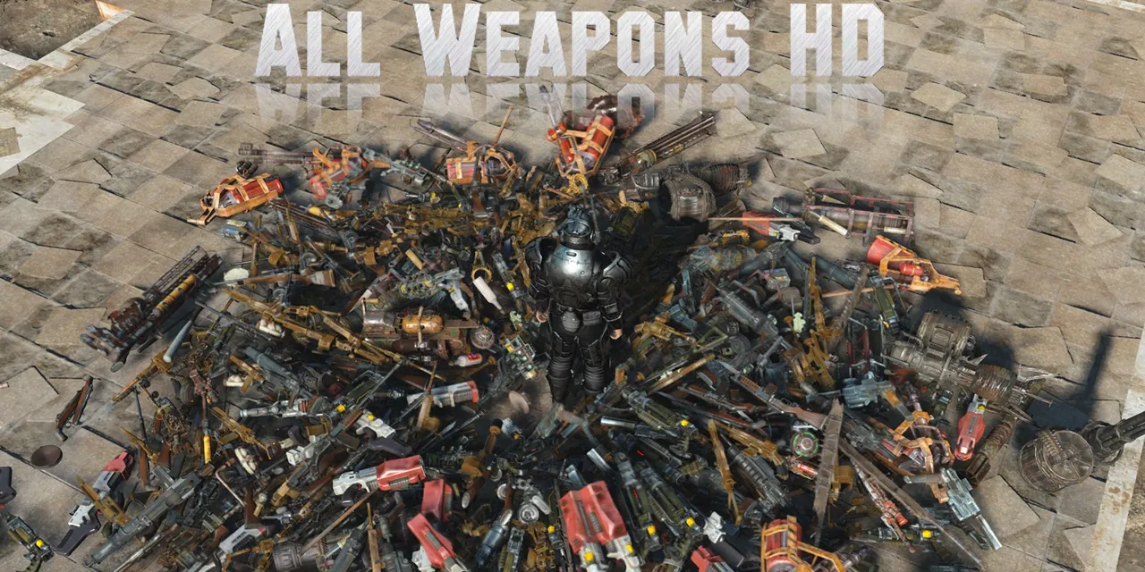 Fallout 4 All Weapons HD