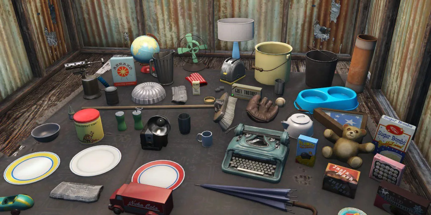 Objetos inservibles anteriores a la guerra en Fallout 76