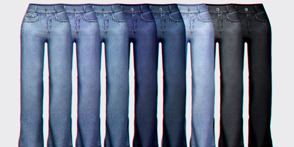 Mod Pantaloni Lunghi Baggy Jeans per The Sims 4