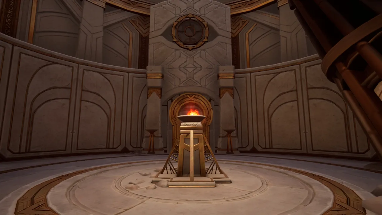 帕利亚进入火神殿后的第一个房间的图片