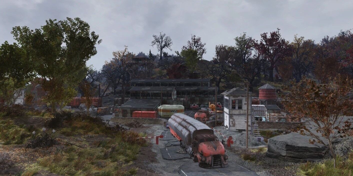 Un'immagine di Morgantown Trainyard in Fallout 76
