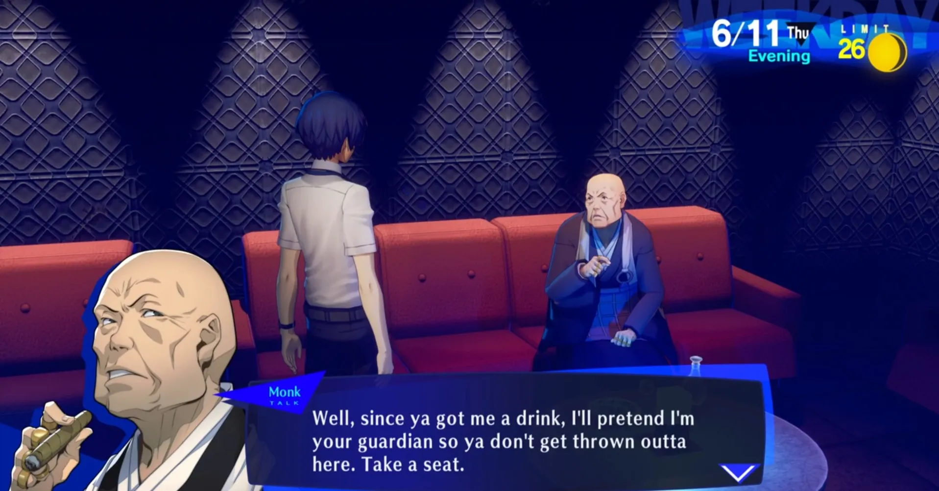 Мутацу помогает вам не быть выгнанным из клуба Escapade в Persona 3 Reload, социальная связь башни P3R