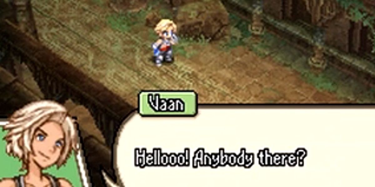 Vaan from Revenant Wings in a dungeon