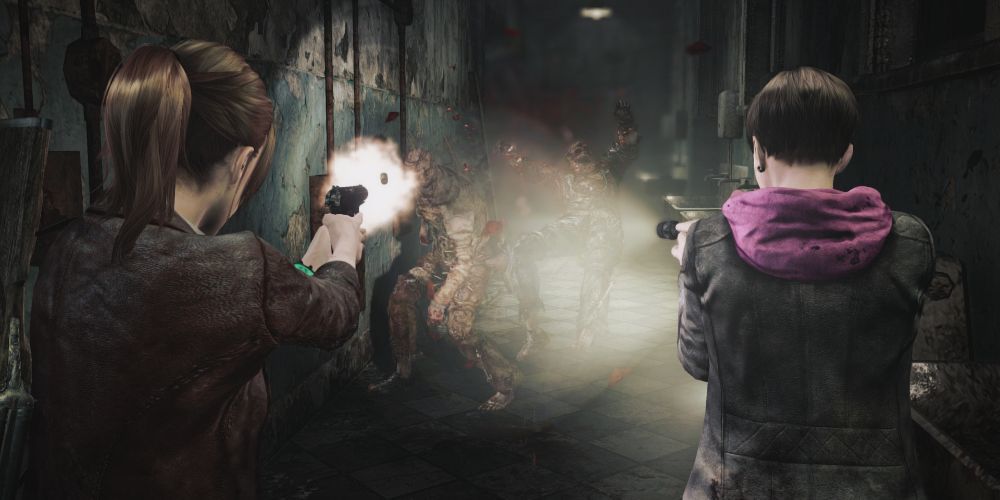 Gameplay screenshot from Resident Evil Revelations 2