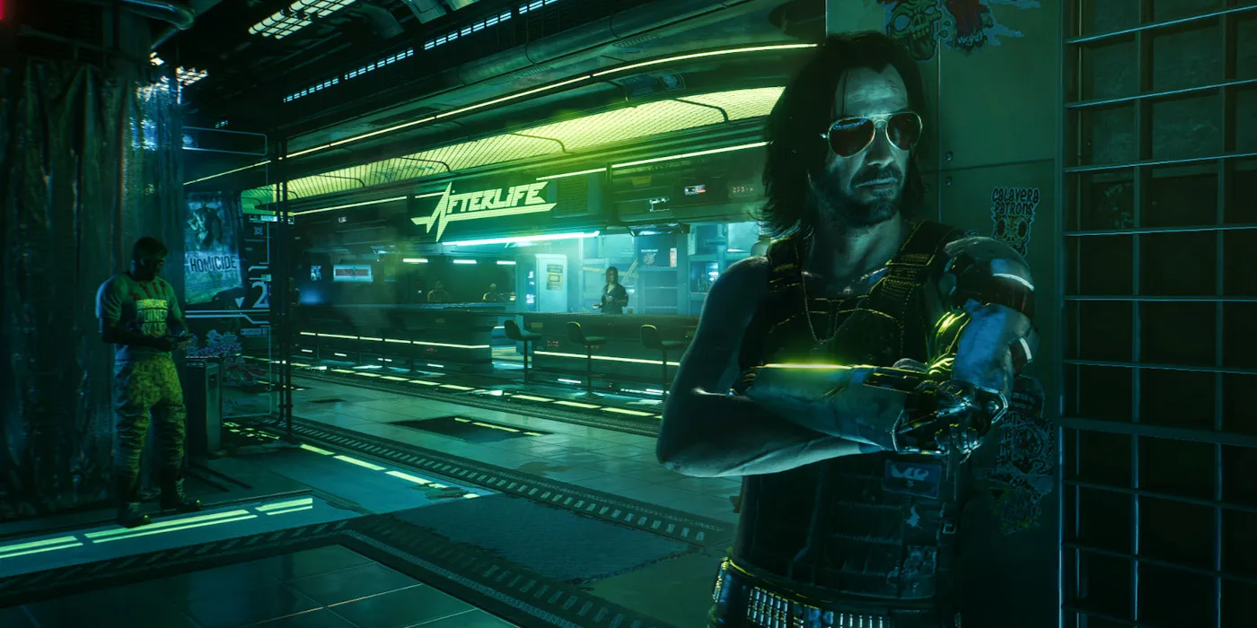 Johnny Silverhand dans Cyberpunk 2077