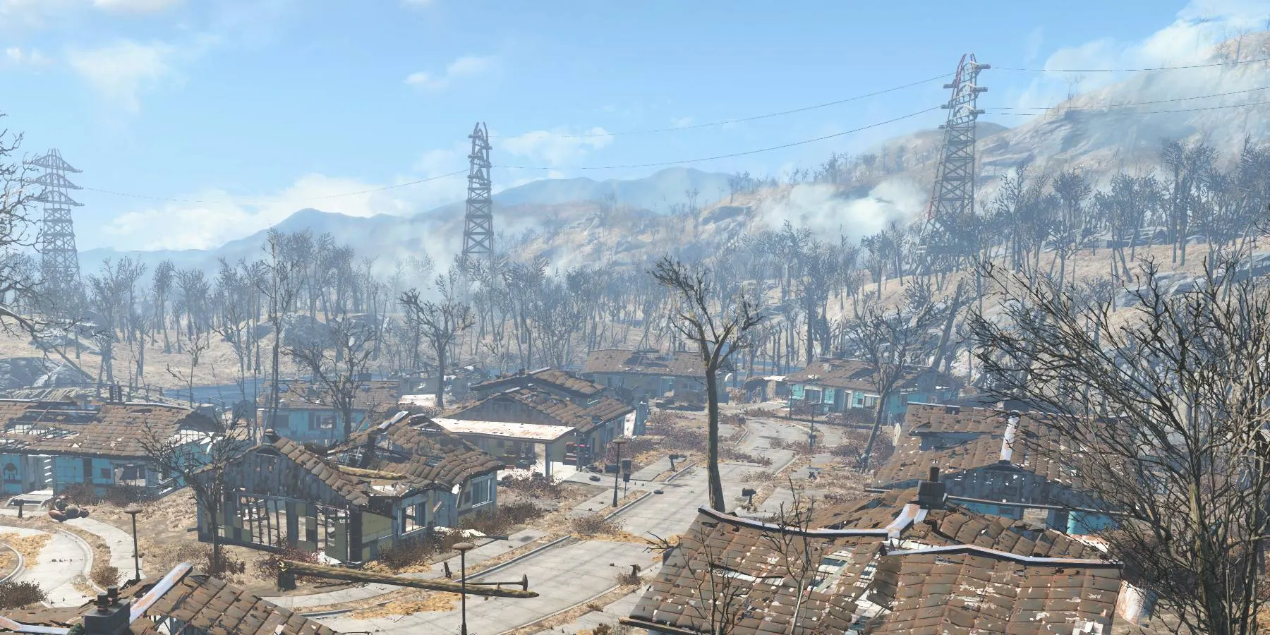 Santuario e l'area circostante in Fallout 4