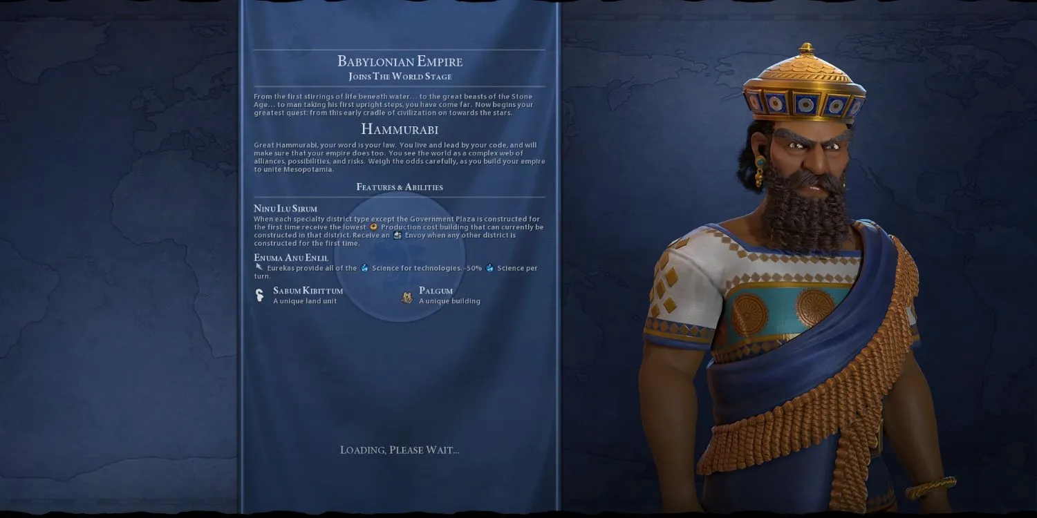 Civilization 6: Hammurabi