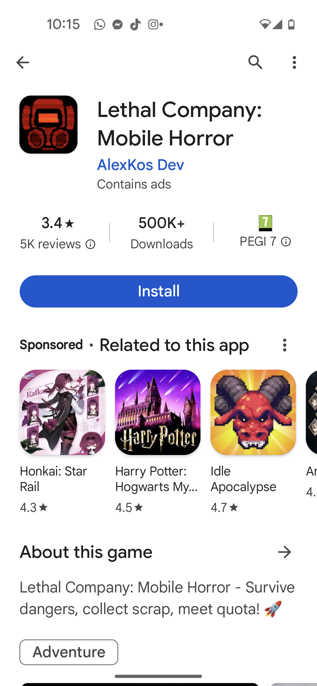 Lethal Company su Google Play
