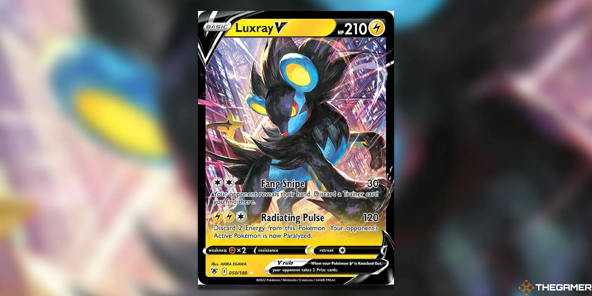 Pokemon TCG Luxray V Card