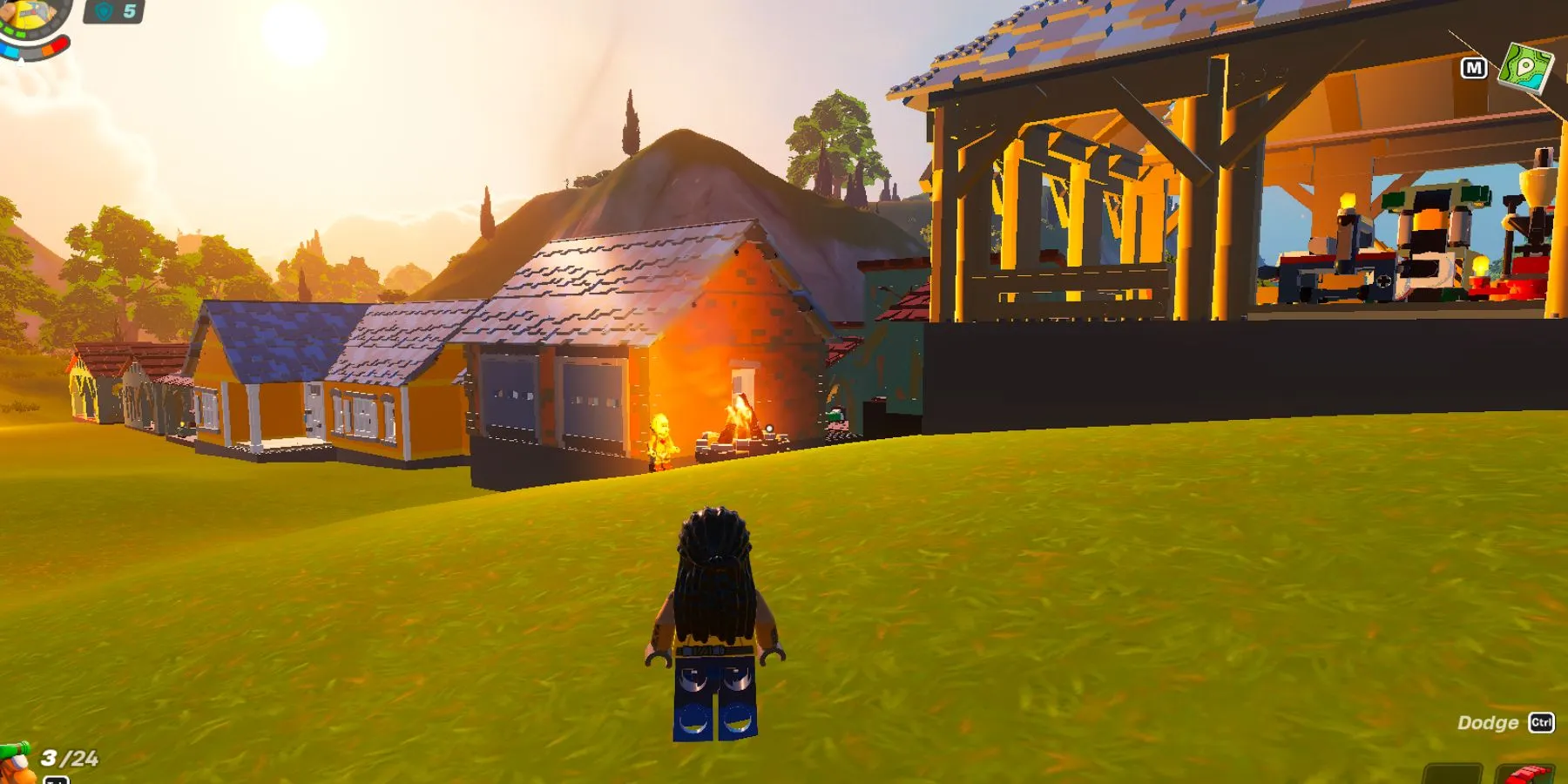 在LEGO Fortnite中建立村庄