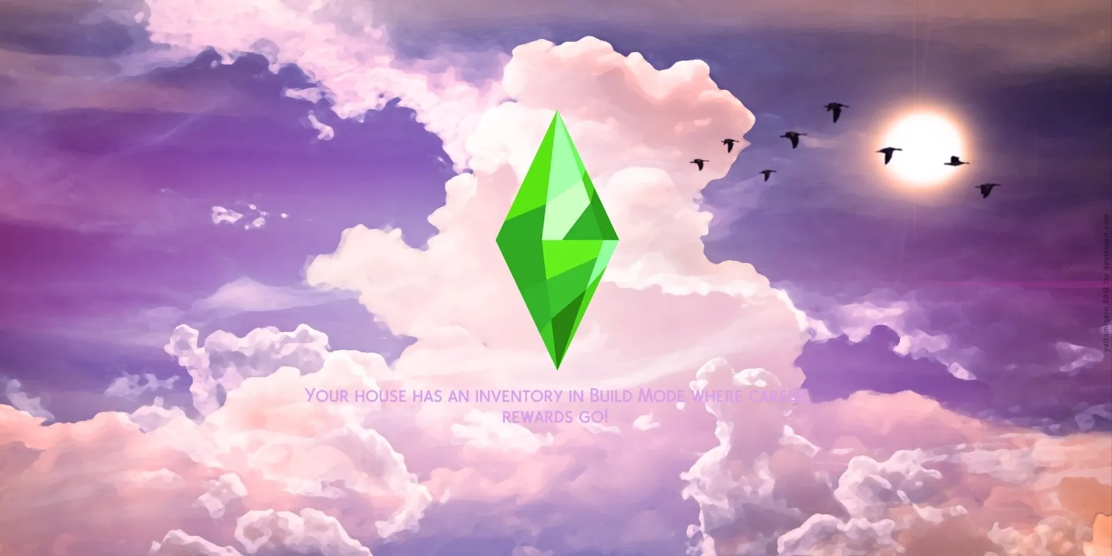 The Sims 4用のSky Loading Screensモッド