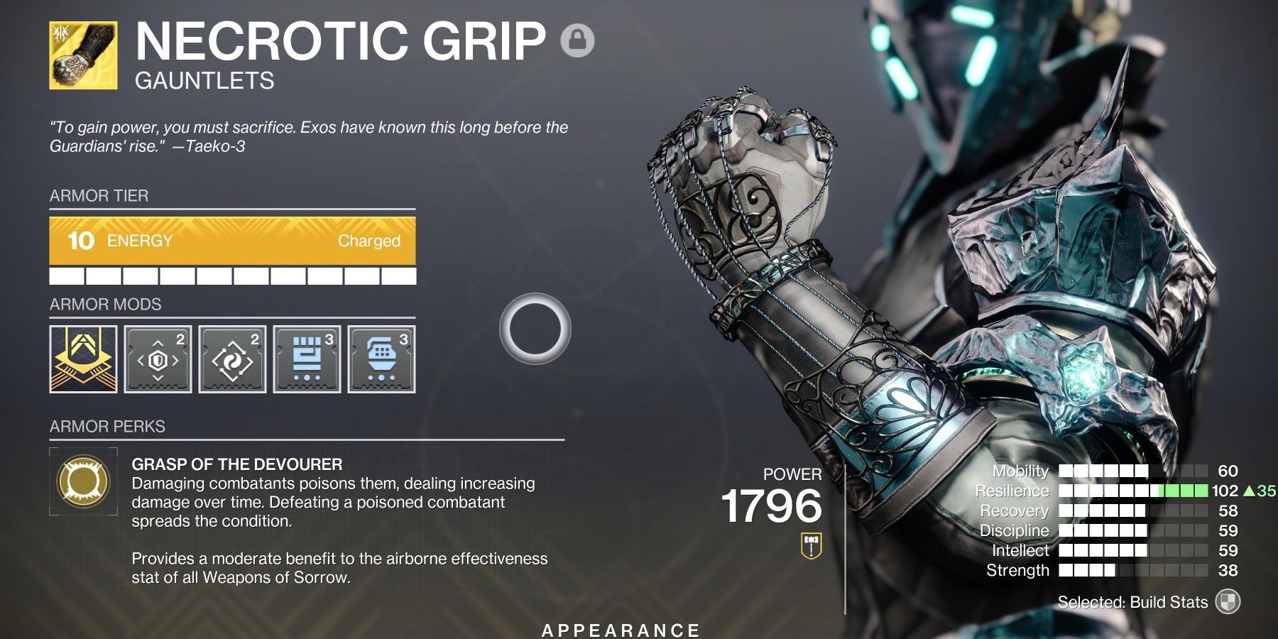 Destiny 2 - Come Ottenere Necrotic Grip