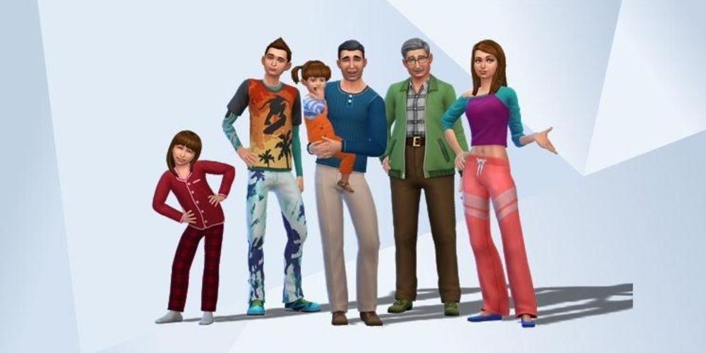 La famiglia Simmons in The Sims 4