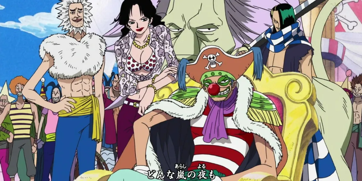 Buggy e Alvida di One Piece