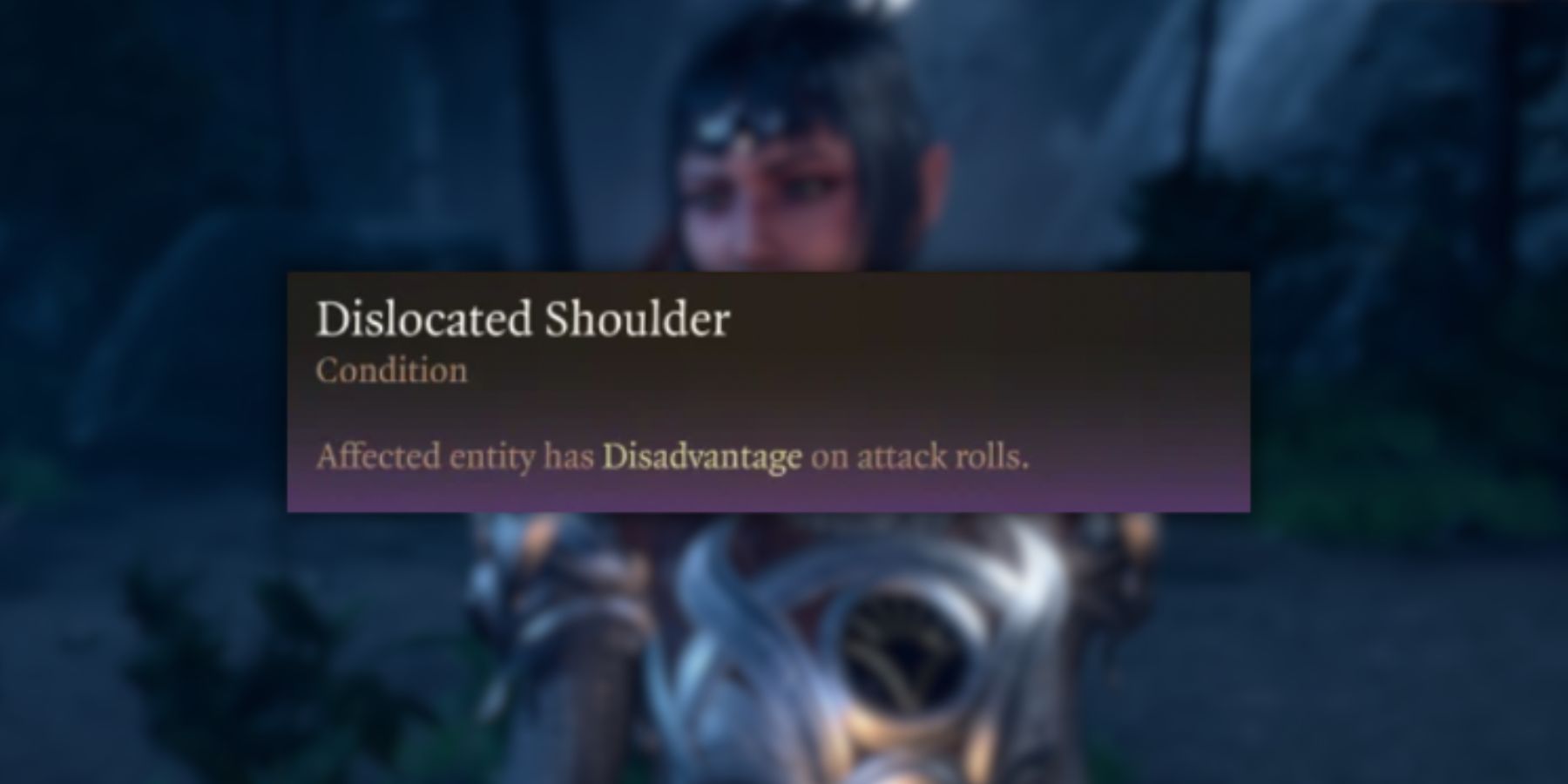 Dislocated Shoulder Condition in Baldur’s Gate 3
