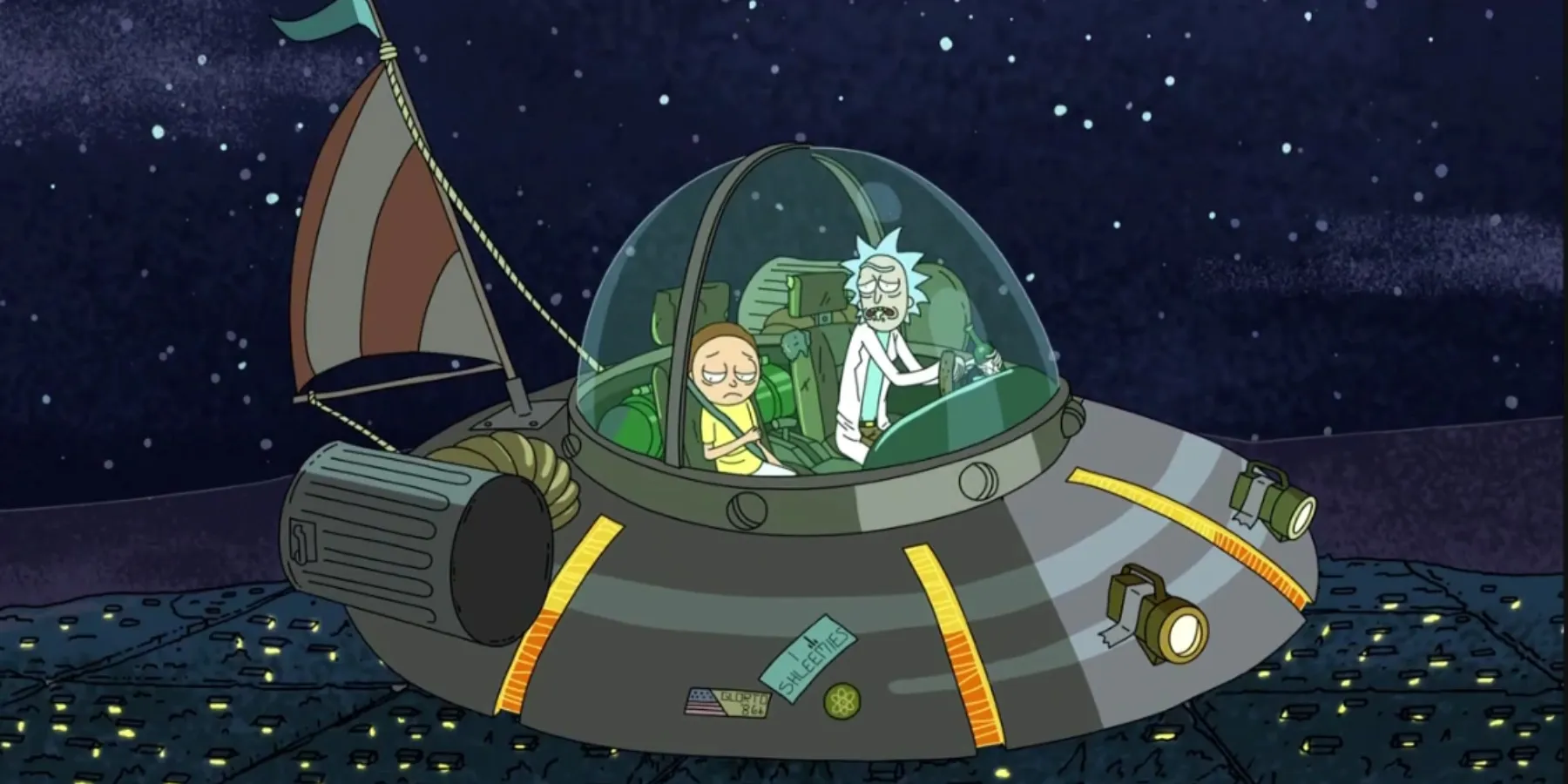 Rick和Morty太空船