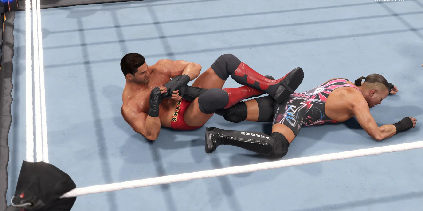 WWE 2K24 Shamrock with the Ankle Lock on RVD