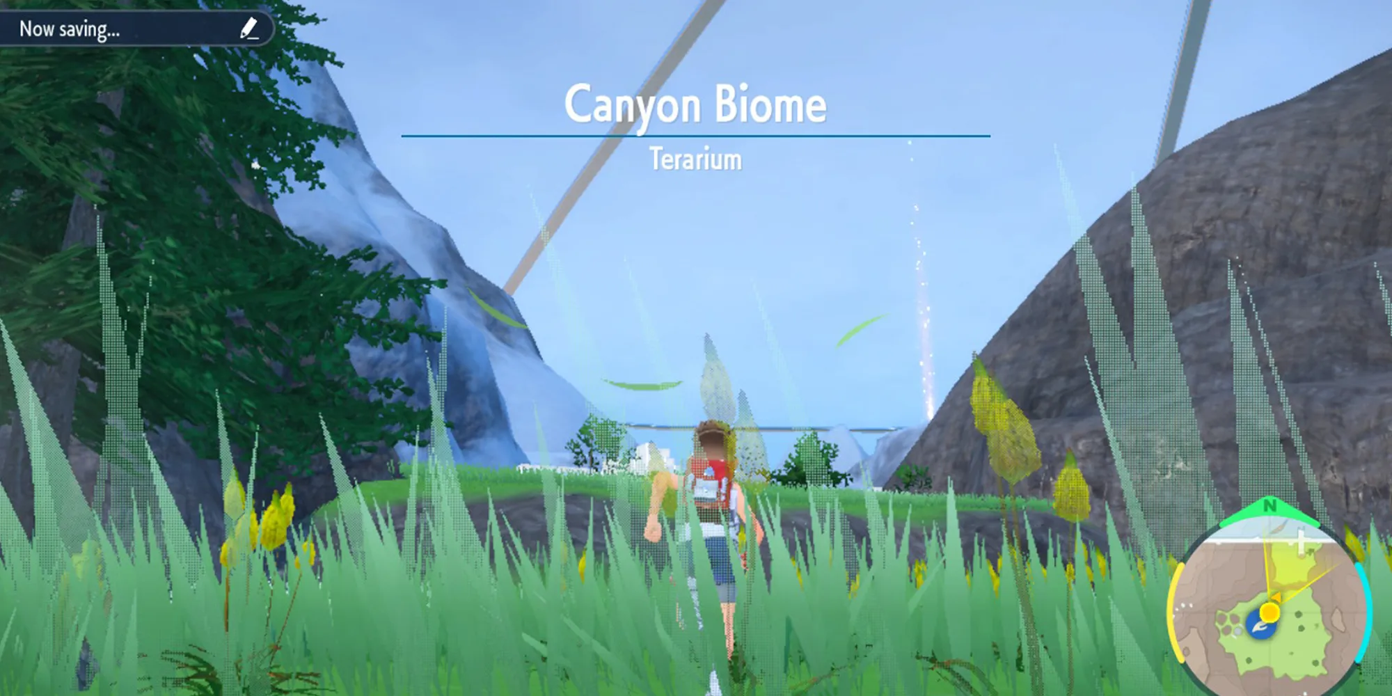 Pokémon绯红与紫碧蓝光碟DLC中的峡谷生物群系